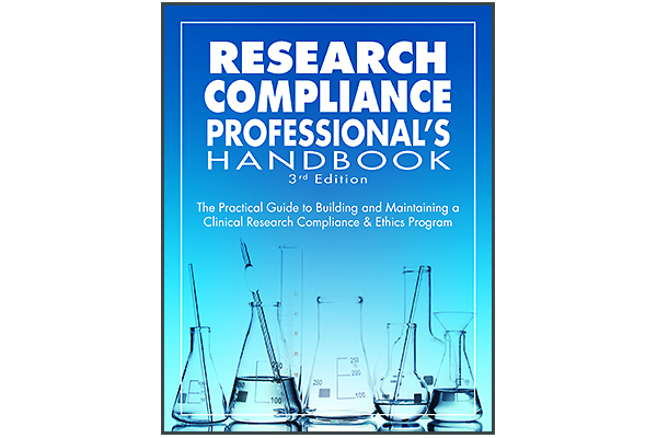 Research Compliance Professional's Handbook - Softcover book
