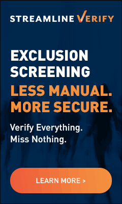 Streamline Verify | Exclusion Screening | Less Manual. More Secure | Learn more