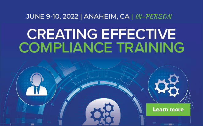 2022 Creating Effective Compliance Training