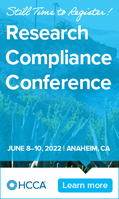 Register for HCCA's Research Compliance Conference! 