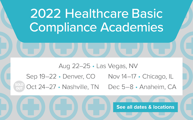 2022 Healthcare Basic Compliance Academies