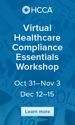 Join us for the 2022 Healthcare Compliance Essentials Workshops