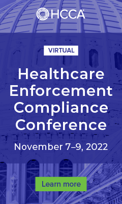 Join us for the virtual Healthcare Enforcement Compliance Conference!