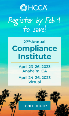 2023 Compliance Institute 