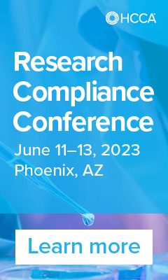 Join HCCA for the In-Person Research Compliance Conference | June 2023