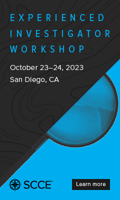 Experienced Investigator Workshop | October 23-24, 2023, San Diego, CA | Learn more