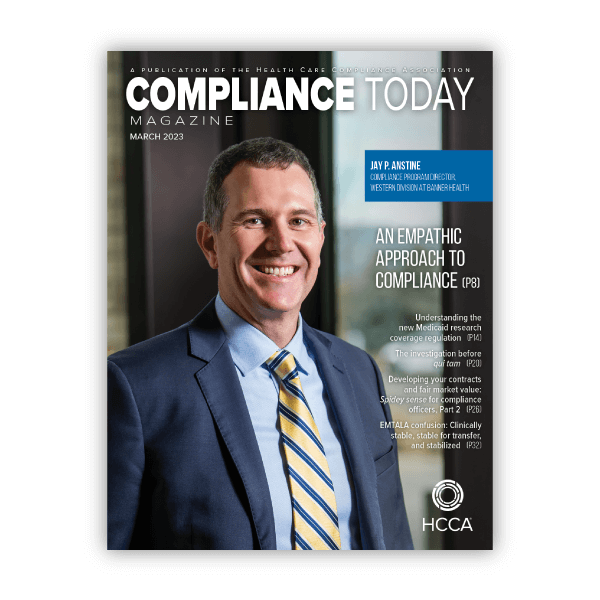 March 2023 Compliance Today