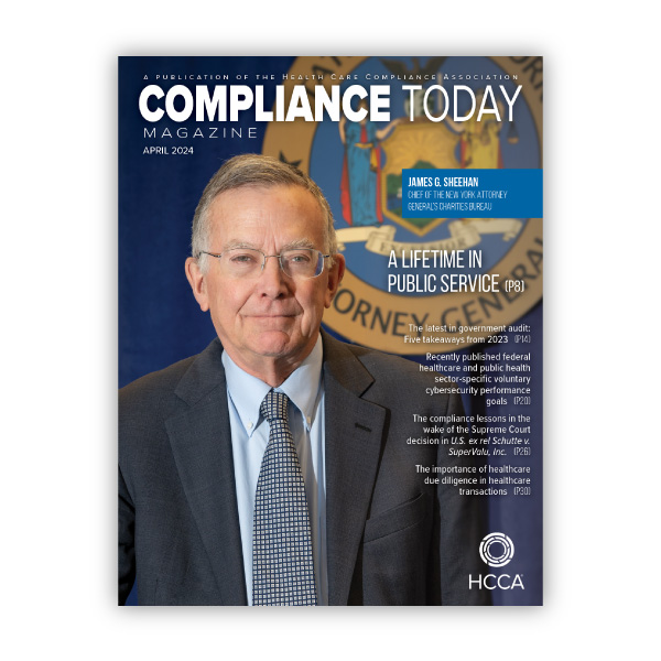 April 2024 Compliance Today