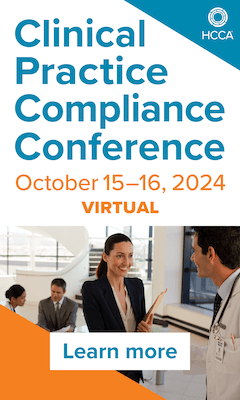 Register for HCCA's Clinical Practice Compliance Conference!